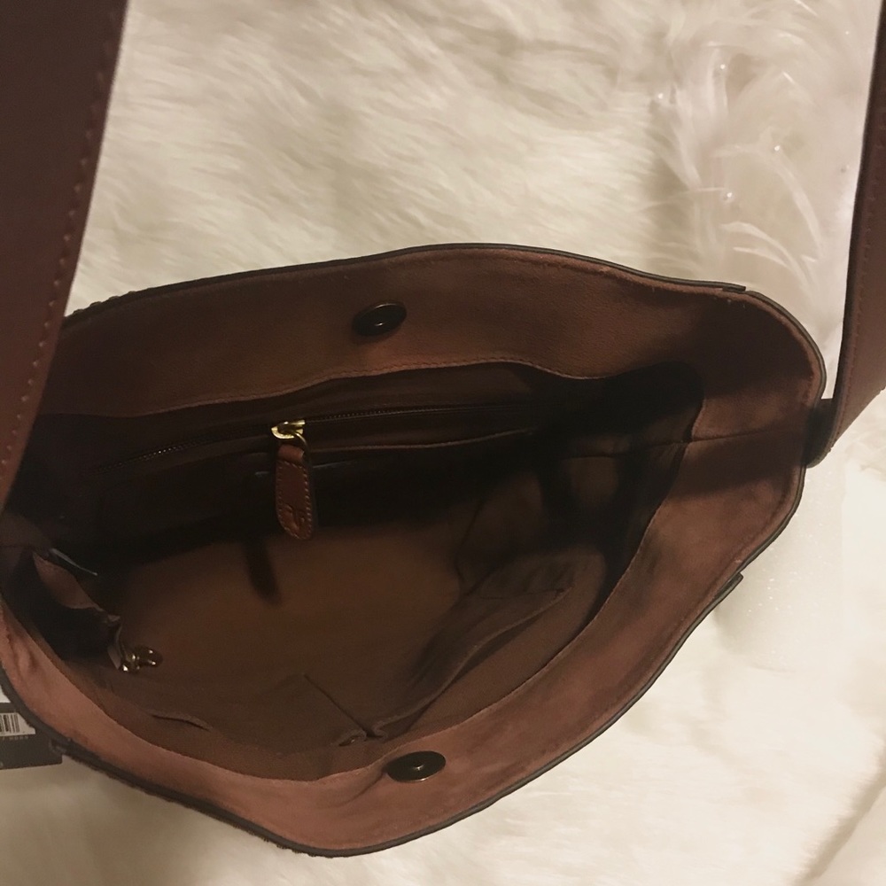 👜 NEW FRYE 👜 SIDE POCKET LEATHER HOBO - Picture 8 of 8